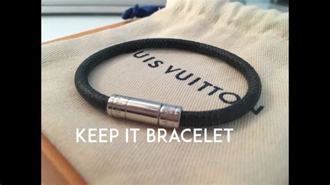 louis vuitton keep it bracelet fake|louis vuitton leather bracelet sizing.